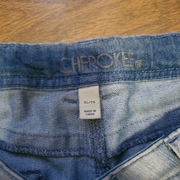 CHEROKEE DENIM SHORTS WITH RHINESTONES (S for women, XL for kids) - Picture 3 of 3